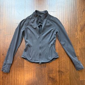 Lululemon Black Zip Up Yoga Jacket